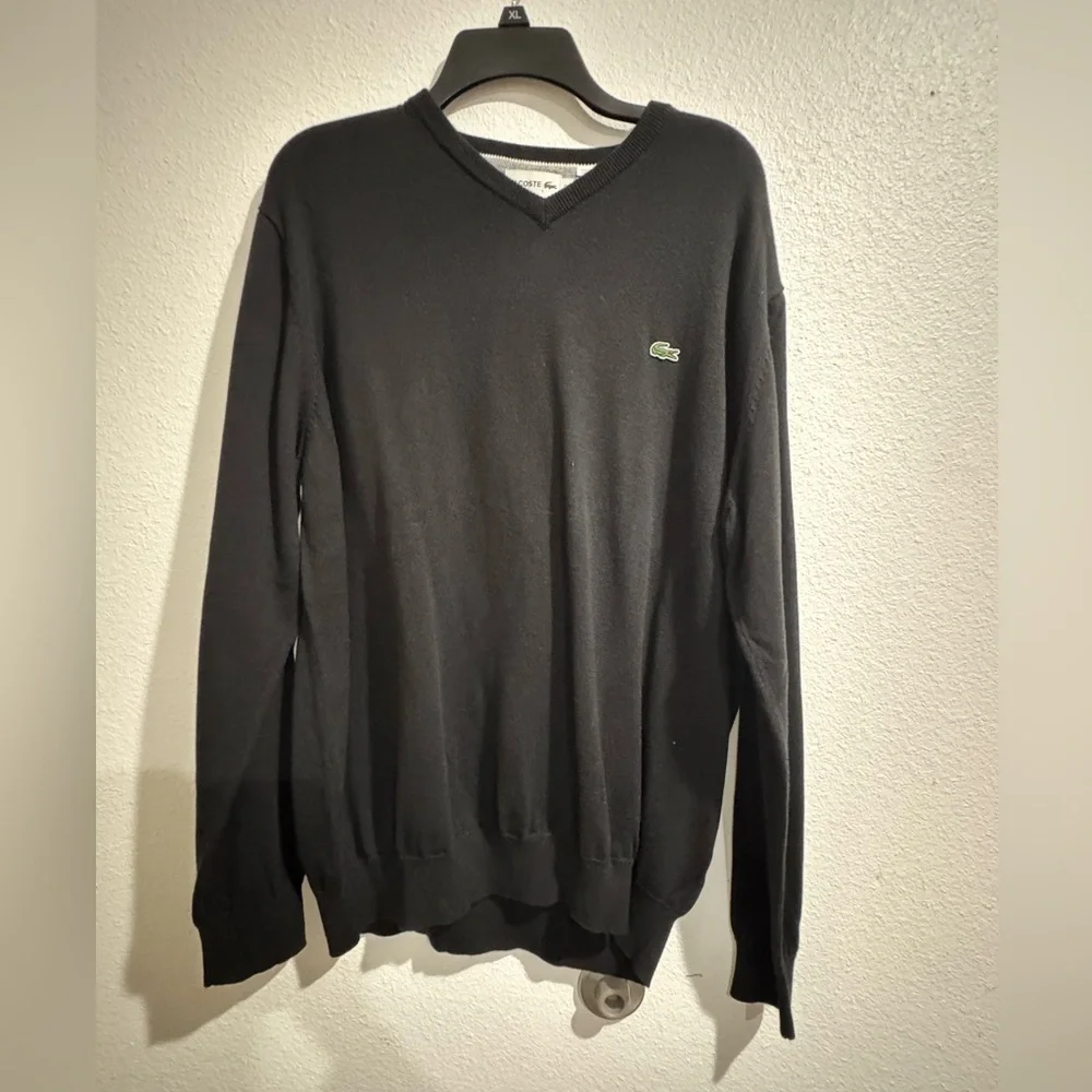 Black Lacoste Sweater